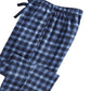 Calça de dormir Perry Ellis masculina de flanela Comfort Fit, azul, tamanho pequeno