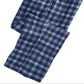 Calça de dormir Perry Ellis masculina de flanela Comfort Fit, azul, tamanho pequeno
