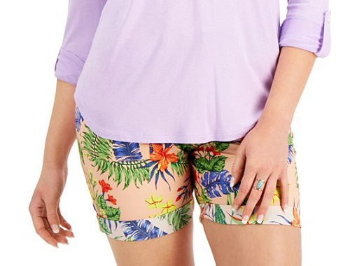 Blusa feminina estilo &amp; co com decote aberto e mangas bufantes, roxa, tamanho médio