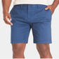 Tommy Hilfiger Calça Chino Masculina Frente Lisa Azul Tamanho 32