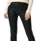 Calça jeans feminina Joe's Jeans Charlie com corte no tornozelo, preta, tamanho 27