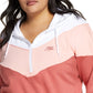 Moletom com capuz Nike Plus Color Block feminino laranja tamanho GG