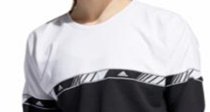 Moletom feminino Adidas Hypersport Moto Cropped, branco, tamanho médio