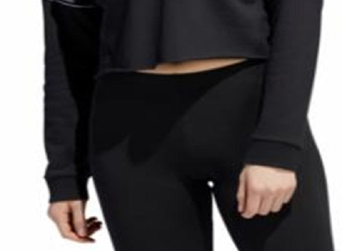 Moletom feminino Adidas Hypersport Moto Cropped, branco, tamanho médio