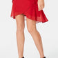 Vestido de festa feminino SL Fashions, sem mangas, com decote redondo e acima do joelho, estilo flare, vermelho, tamanho 18