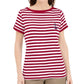 Karen Scott Top Listrado Feminino Anchor Vermelho Tamanho P