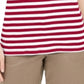 Karen Scott Top Listrado Feminino Anchor Vermelho Tamanho P