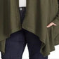 Cardigan de malha waffle de algodão plus size Ralph Lauren feminino, verde, tamanho 2X