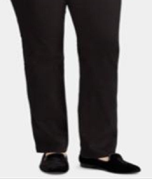 Calça Jeans Ralph Lauren Plus Premier Straight Feminina Preta Tamanho 14 W