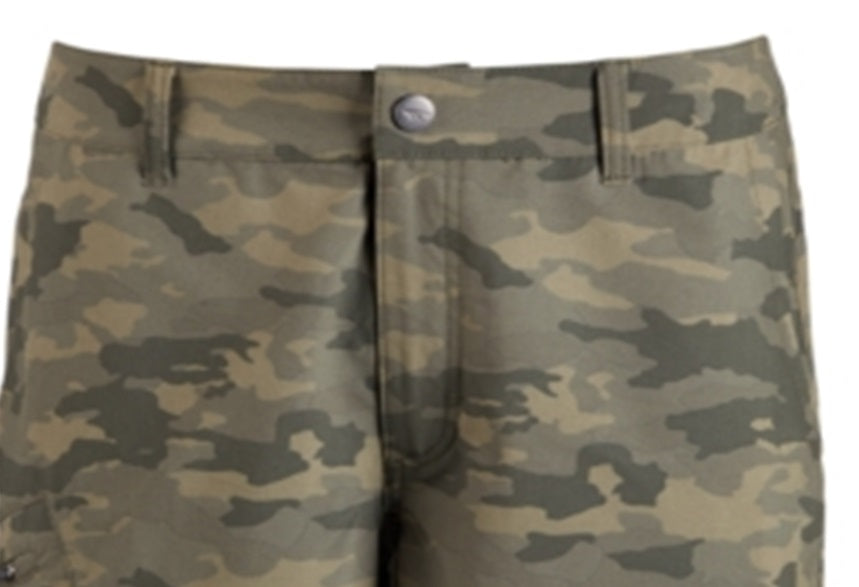 Shorts híbridos camuflados masculinos Hi-Tech, verde, tamanho 40
