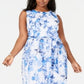 Vestido longo sem mangas feminino JESSICA HOWARD, branco, tamanho 24W