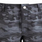Shorts Dri Tec Hybrid Masculino Hi-Tech com Estampa Camuflada e Elástica, Cinza, Tamanho 38