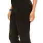 Jeans feminino com controle de barriga e bolso brilhante Style &amp; Co, preto, tamanho 16, pequeno