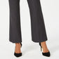 Calças femininas JM Collection Petite Tummy Control, comprimentos regulares e curtos, pretas, tamanho 2 P