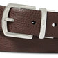 Cinto reversível de couro Pebble masculino Polo Ralph Lauren, marrom, tamanho 32