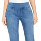 Jeans estilo namorado Ella com punho feminino, azul, tamanho pequeno médio