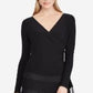 Vestido de malha com acabamento em tule Ralph Lauren feminino, preto, tamanho 14