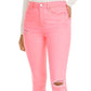 Calça jeans skinny Tinseltown Junior's Neon Wash rosa tamanho 9