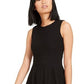 Vestido Calvin Klein Feminino Bordado A Line Preto Tamanho 2