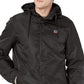 Levi's Flight Satin Coaches com capuz Sherpa Bunny, masculino, preto, tamanho pequeno