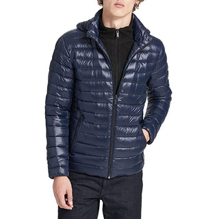 Calvin Klein Casaco Masculino Slim Fit Down Inverno Azul Tamanho Pequeno