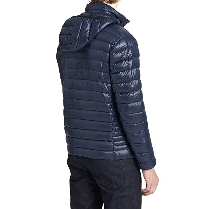 Calvin Klein Casaco Masculino Slim Fit Down Inverno Azul Tamanho Pequeno