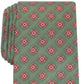 Gravata de seda medalhão Luciano masculina Tasso Elba, verde, tamanho regular