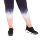 Leggings femininas plus size Ideology com tie-dye e desfocadas, roxas, tamanho 1X