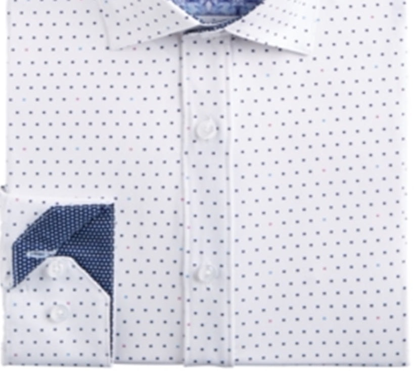 Calça Masculina Tallia Slim-Fit Performance Stretch Branca Tamanho G