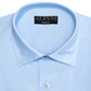 Camisa social masculina Alfani Solid Classic Regular Fit Azul Tamanho P-14,5X32-33