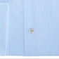 Camisa social masculina Alfani Solid Classic Regular Fit Azul Tamanho P-14,5X32-33