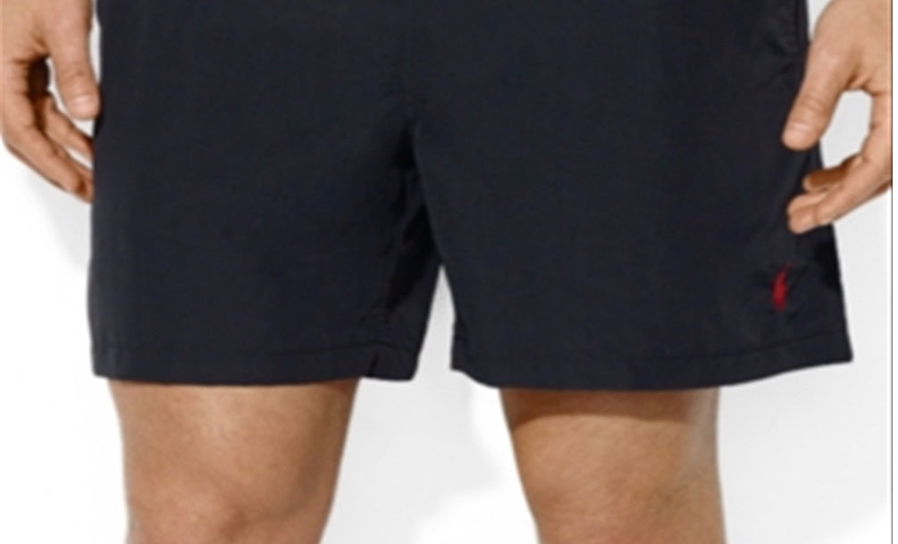 Ralph Lauren Boxer de Natação Havaiano Masculino Preto Tamanho Médio