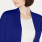 Calvin Klein Cardigan Feminino Liso Azul Tamanho M