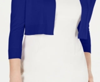 Calvin Klein Cardigan Feminino Azul Tamanho X-G