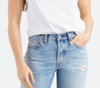 Levi's Women's Batwing Logo Cotton Cities T-Shirt White Size X-Large