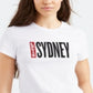 Camiseta Levi's Feminina Batwing Logo Cotton Cities Branca Tamanho Médio