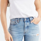 Camiseta Levi's Feminina Batwing Logo Cotton Cities Branca Tamanho Médio
