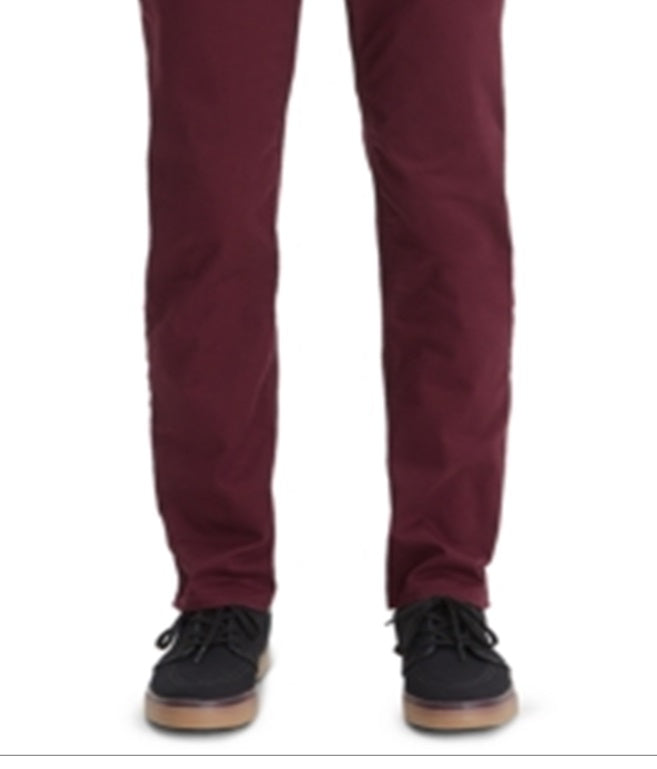 Calça jeans Levi's 511 Slim Fit Commuter masculina, vermelha, tamanho 33x32