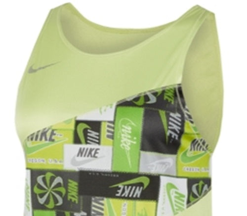 Nike Laufshirt Feminina Verde Tamanho XS