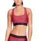 Sutiã esportivo Under Armour Impact Crossback feminino rosa tamanho XS
