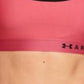 Sutiã esportivo Under Armour Armour Mid Crossback com alças, rosa, tamanho extrapequeno