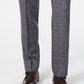 Calça masculina Michael Kors Windowpane Plaid Classic Fit cinza tamanho 36x34