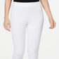 Legging feminina com tachas JM Collection, branca, tamanho X-G