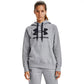 Under Armour Rival Logo Fleece Hoodie Feminino Cinza Tamanho P
