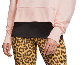 Moletom Nike Fitness Workout Feminino Rosa Tamanho Grande