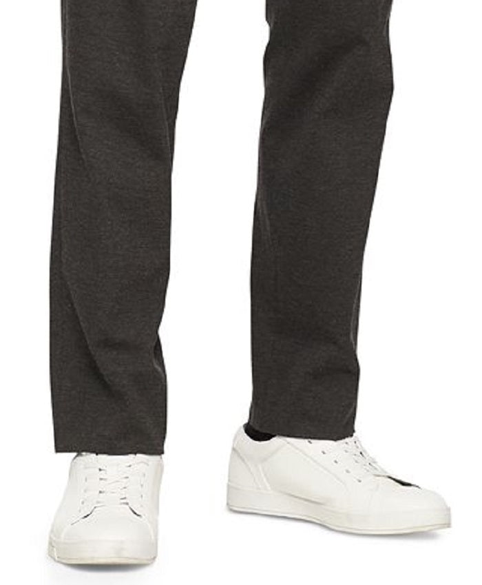 Calça jogger Calvin Klein masculina slim fit, cinza, tamanho médio