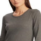Camiseta Ralph Lauren Feminina Manga Longa Stretch Cinza Tamanho XXG