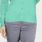 Cardigan texturizado pequeno feminino Charter Club, verde pequeno XS