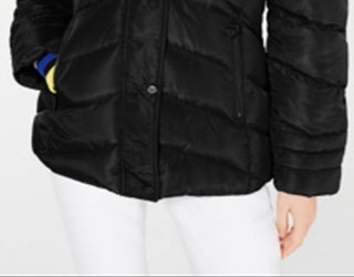 Madden Girl Jaqueta Puffer Feminina Infantil de Inverno, Preta, Tamanho 2XL