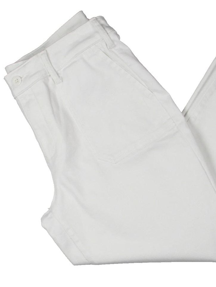 Calça jeans feminina NYDJ, cintura média, perna reta, marrom, tamanho 4